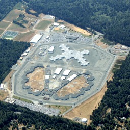 Aerial view of Pelican Bay Prison