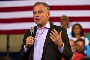 Vice-presidential candidate Sen. Tim Kaine