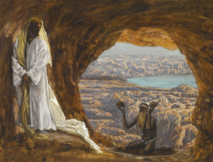 James Tissot, ‘Jesus Tempted in the Wilderness’, between 1886 and 1894