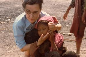 Flora Gualdani in Cambodia. 