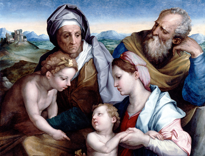 Giorgio Vasari (1511–1574) and Andrea del Sarto (1486–1530), “The Holy Family”, 16th century