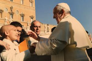 Grace West was excited to meet Pope Francis on Dec. 17.