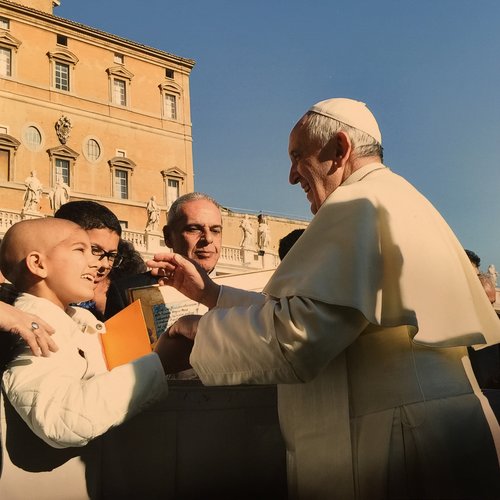 Grace West was excited to meet Pope Francis on Dec. 17.