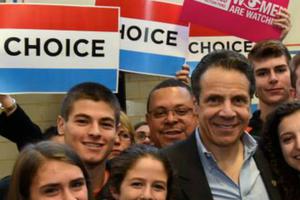 N.Y. Gov. Andrew Cuomo makes a campaign appearance in Westchester County, N.Y., on Oct. 28, 2014.