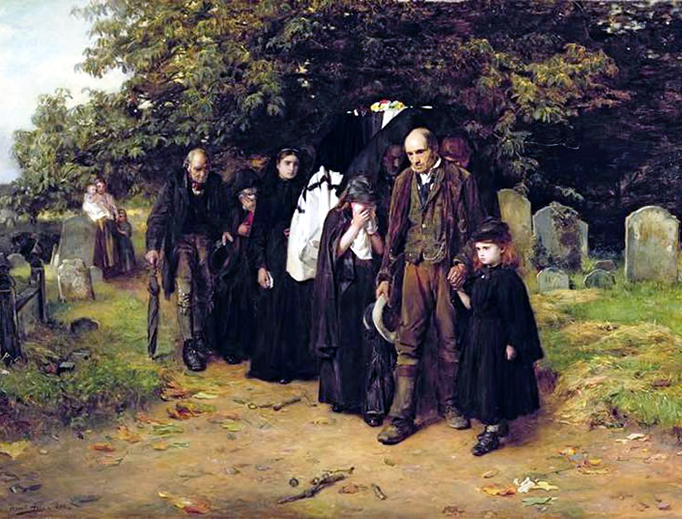 Francis Montague Holl, “I Am the Resurrection and the Life”, 1872
