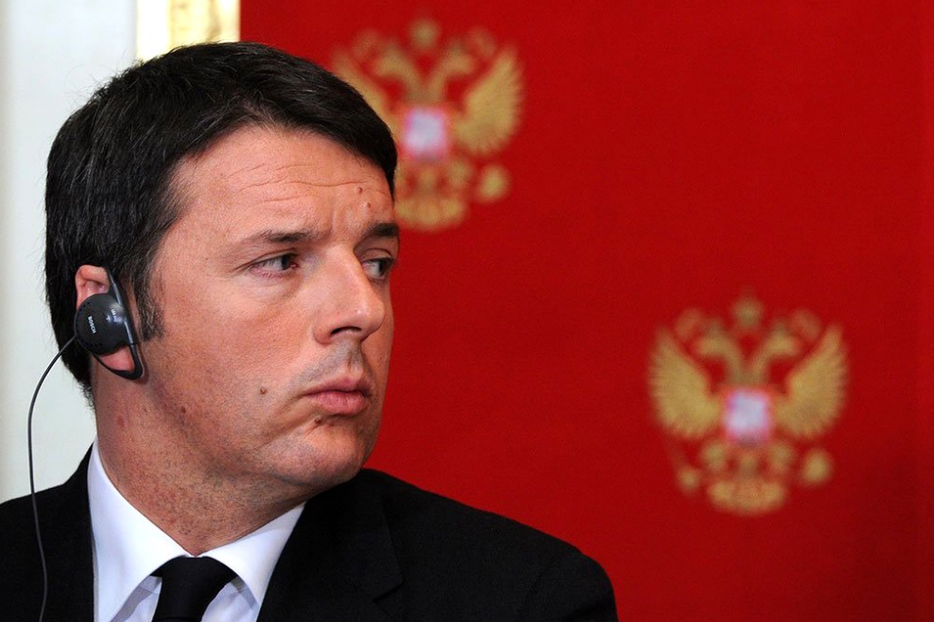 Italian Prime Minister Matteo Renzi.