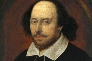 The 'Chandos portrait' of Shakespeare in the National Portrait Gallery