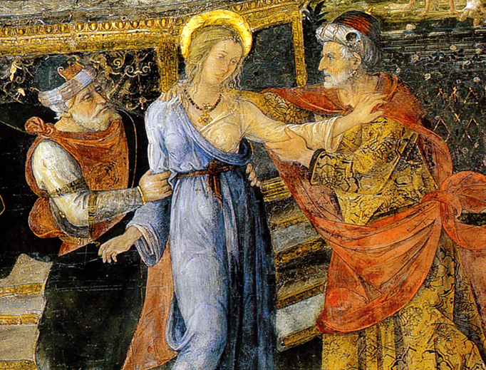 “Susanna and the Elders”, Appartamento Borgia, ca. 1493