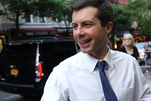 Democratic presidential candidate Pete Buttigieg is seen on May 22, 2019, in New York.