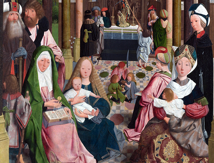 Workshop of Geertgen tot Sint Jans, “The Holy Kinship”, c. 1495