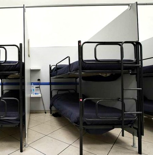 Pope Francis’ dorm for the homeless, ‘Gift of Mercy,’ in Rome, on Oct. 12.
