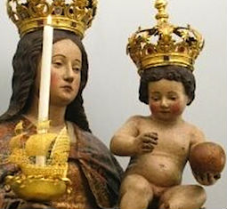The statue of Our Lady of Bonaria
