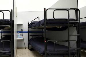 Pope Francis’ dorm for the homeless, ‘Gift of Mercy,’ in Rome, on Oct. 12.
