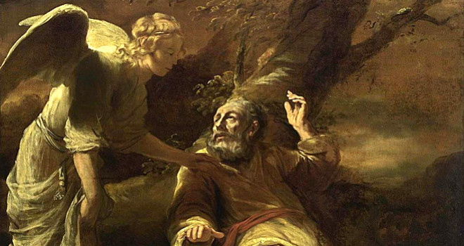 Elijah Flees to Horeb