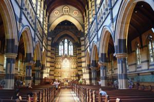 Saint Patrick Cathedral in Melbourne. 