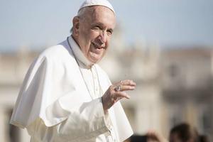 Pope Francis in St. Peter's Square Nov. 14, 2018. 