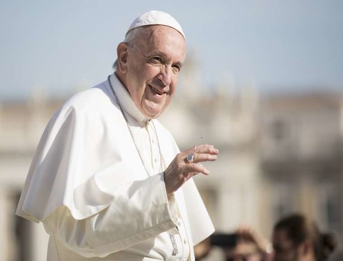 Pope Francis in St. Peter's Square Nov. 14, 2018. 