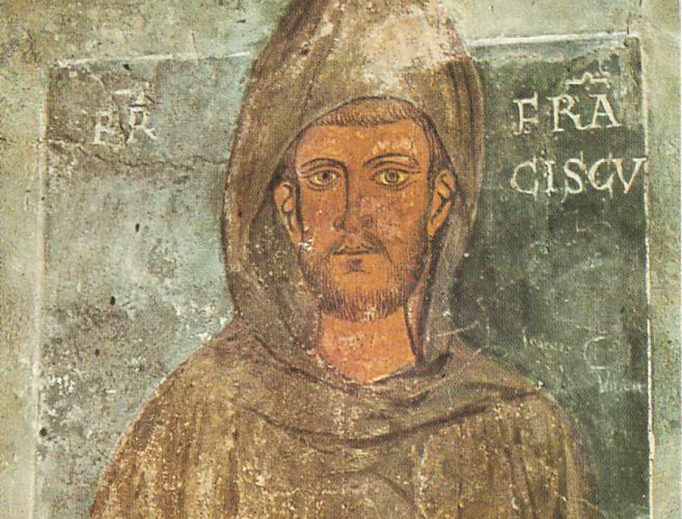 This fresco at the Benedictine Abbey of Subiaco was painted in 1228 or 1229 and is the oldest surviving depiction of St. Francis of Assisi