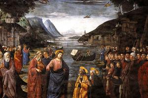 Domenico Ghirlandaio, “The Vocation of the Apostles,” from the Sistine Chapel in Rome, c. 1481