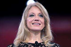Kellyanne Conway speaks at the Conservative Political Action Conference (CPAC) in National Harbor, Maryland, on March 4, 2016.

