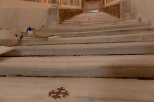The Scala Sancta during their recent restoration. 