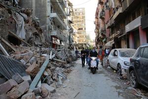 Damage is widespread in downtown Beirut following an explosion at the city's port.