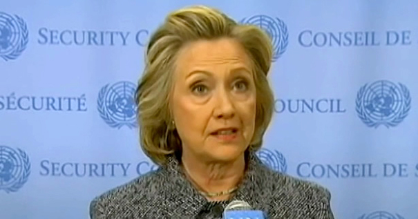Hillary Clinton at March 10, 2015 press conference (Voice of America)