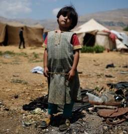 Syrian refugee children are struggling to adjust to life in a foreign country, with many having lost parents and other family members. 
