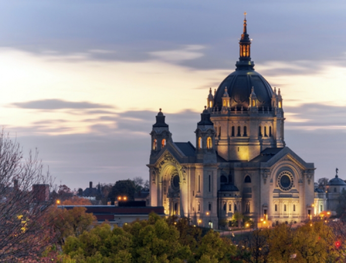 Cathedral of St Paul in Minnesota. 