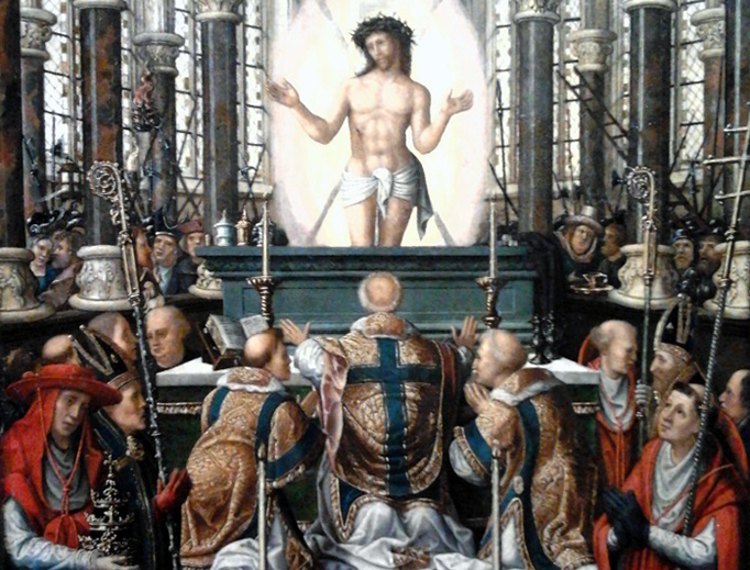 Israhel van Meckenem, “The Mass of Saint Gregory” (c. 1515-1520)