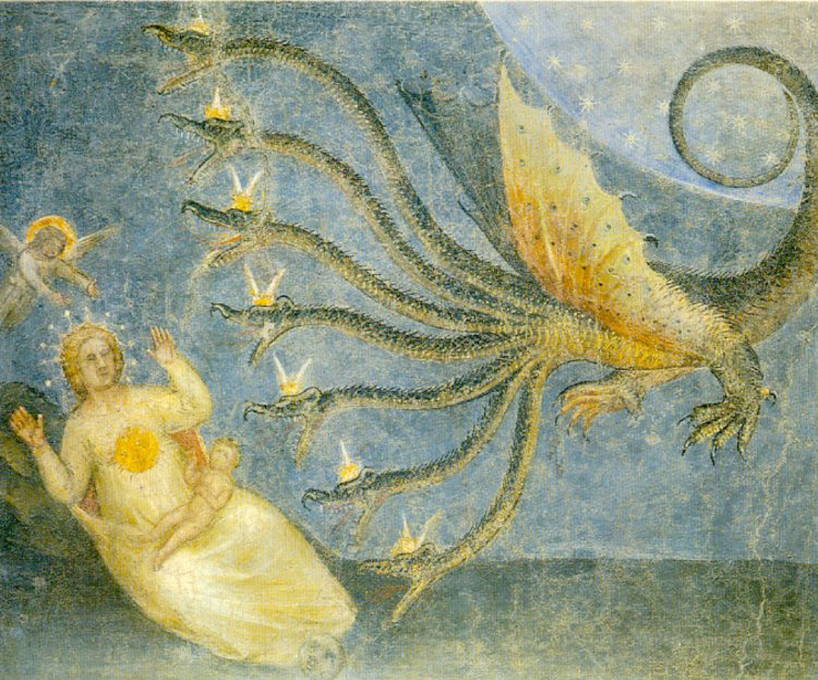 Dragon of Revelation by Giusto de Menabuoi