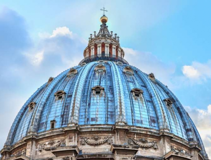 Dome of St. Peter's Basilica.