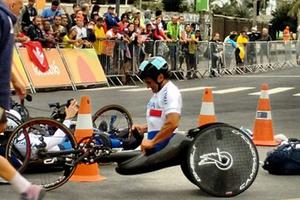 Alex Zanardi in a race on September 16, 2016. 