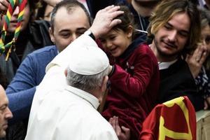 Pope Francis during his weekly General Audience on February 12, 2020. 