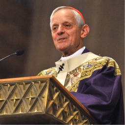 CARDINAL CELEBRATION. Washington Cardinal Donald Wuerl preaching at his Nov. 28 Mass of Thanksgiving at the Basilica of the National Shrine of the Immaculate Conception in Washington. It was his first public Mass at home in the Archdiocese of Washington since being made a cardinal eight days earlier at a consistory in Rome.  