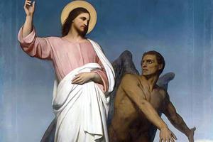 Ary Scheffer, “The Temptation of Christ”, 1854