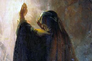 D. Martynov, “The Witch of Endor Invokes the Shade of Samuel”, 1857 D. Martynov, “The Witch of Endor Invokes the Shade of Samuel”, 1857