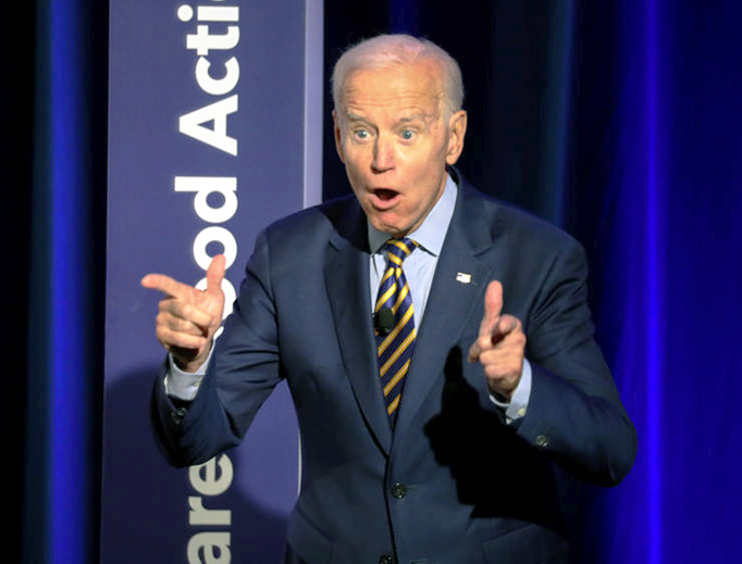 Joe Biden leads a crowd in a chant of “Vote!” at the “We Decide: Planned Parenthood Action Fund 2020 Election Forum to Focus on Abortion and Reproductive Rights” event in Columbia, South Carolina, on June 22, 2019.