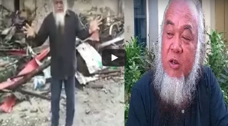 Father Teresito Suganob in video appeal after capture.