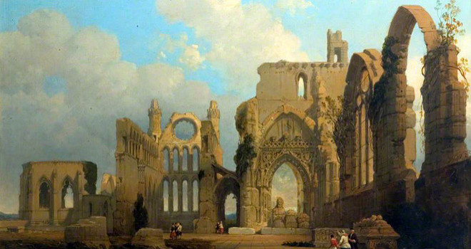 A Painting of the Ruins of Elgin Cathedral