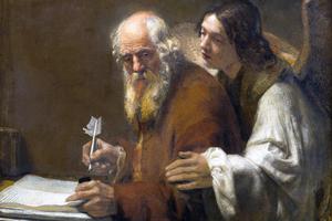 Karel van der Pluym, ‘St. Matthew and the Angel’, ca. 1655-1660