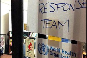 The World Health Organization responds to the 2014 Ebola hemorrhagic fever outbreak across Guinea, Liberia, Sierra Leone and Nigeria.

