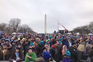 Pro-life Americans participate at the 2019 March for Life on Jan. 18 in Washington, D.C. 