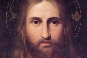 Giuseppe Craffonara, Bildnis Christi. Öl auf Leinwand, 64 x 50 cm (Trient, Museo Provinciale d'Arte)