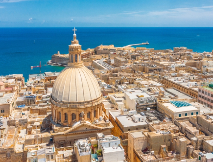 Lady of Mount Carmel Church, St.Paul's Cathedral in Valletta, Malta.