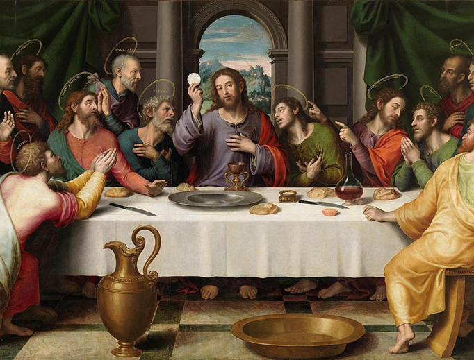 Juan de Juanes, “The Last Supper”, c. 1562