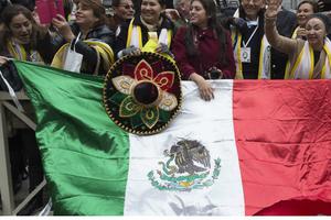 Pilgrims from Mexico at the general audience in St. Peter's Square on Feb. 10.