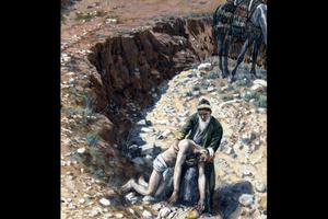 James Tissot (1836-1902), “The Good Samaritan”