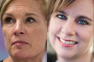 Cecile Richards of Planned Parenthood and Marjorie Dannenfelser (right) of Susan B. Anthony List 