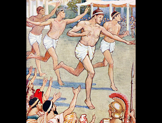 Walter Crane (1845–1915), illustration from ‘The Story of Greece’ by Mary MacGregor.
